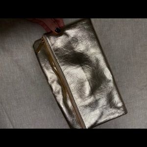 Large Gold Envelope Clutch